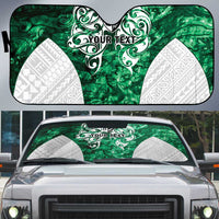 Queensland Maori Kiwi Personalised Auto Sun Shade Kikirangi Papua Shell Maori Tribal Tattoo - Polynesian Pride