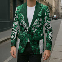 Queensland Maori Kiwi Personalised Blazer Kikirangi Papua Shell Maori Tribal Tattoo - Polynesian Pride