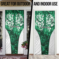 Queensland Maori Kiwi Personalised Door Cover Kikirangi Papua Shell Maori Tribal Tattoo - Polynesian Pride