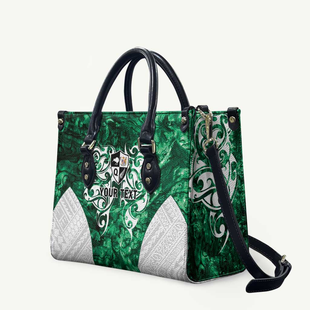 Queensland Maori Kiwi Personalised Leather Bag Kikirangi Papua Shell Maori Tribal Tattoo - Polynesian Pride