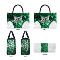 Queensland Maori Kiwi Personalised Leather Bag Kikirangi Papua Shell Maori Tribal Tattoo - Polynesian Pride