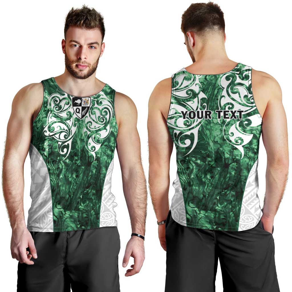 Queensland Maori Kiwi Personalised Men Tank Top Kikirangi Papua Shell Maori Tribal Tattoo