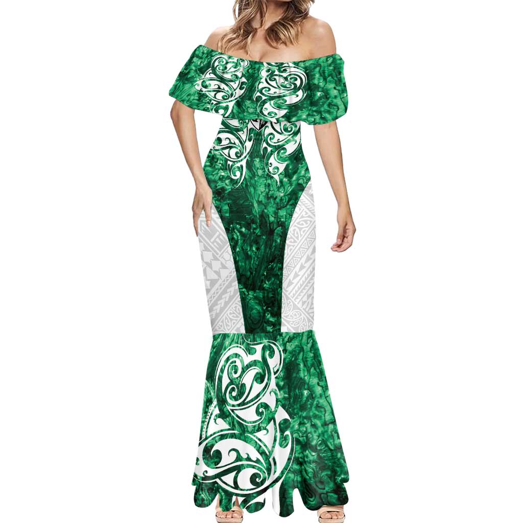 Queensland Maori Kiwi Personalised Mermaid Dress Kikirangi Papua Shell Maori Tribal Tattoo