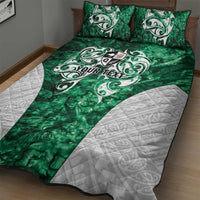 Queensland Maori Kiwi Personalised Quilt Bed Set Kikirangi Papua Shell Maori Tribal Tattoo