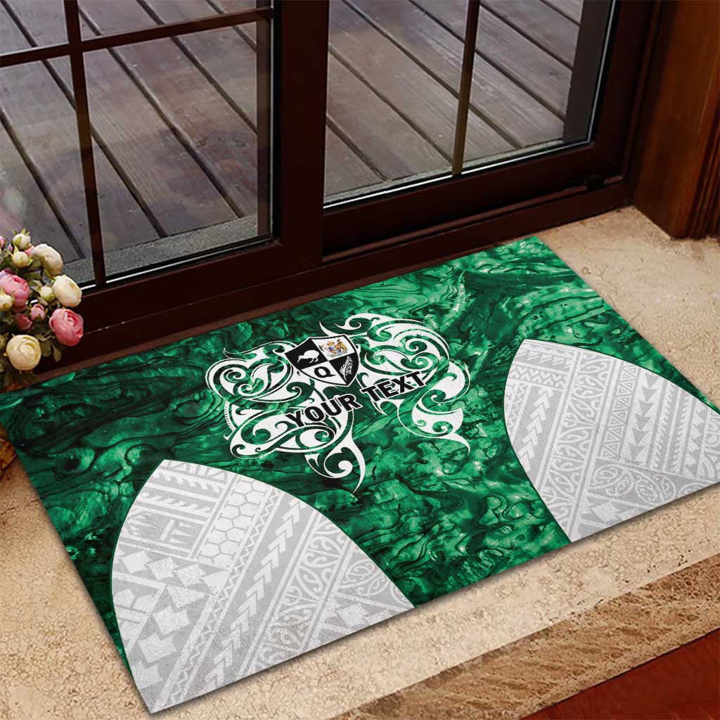 Queensland Maori Kiwi Personalised Rubber Doormat Kikirangi Papua Shell Maori Tribal Tattoo