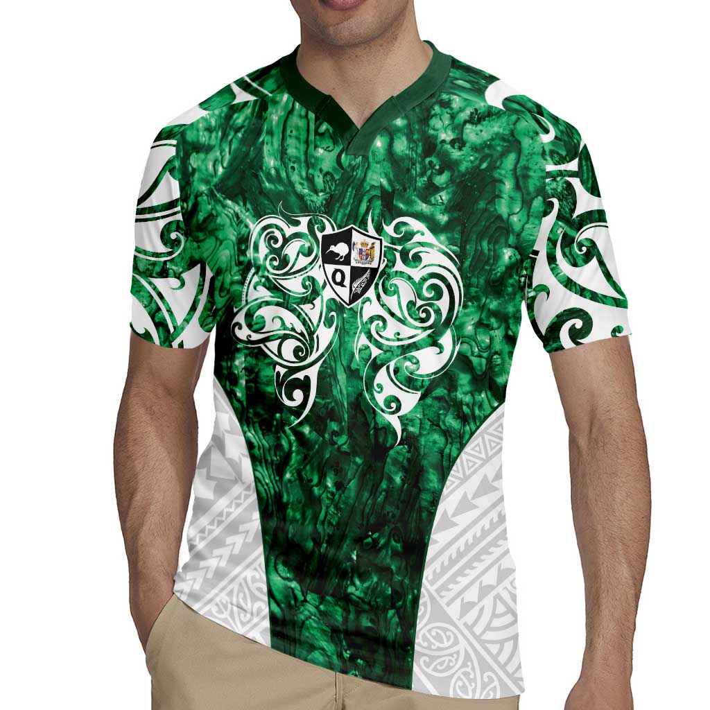 Queensland Maori Kiwi Personalised Rugby Jersey Kikirangi Papua Shell Maori Tribal Tattoo