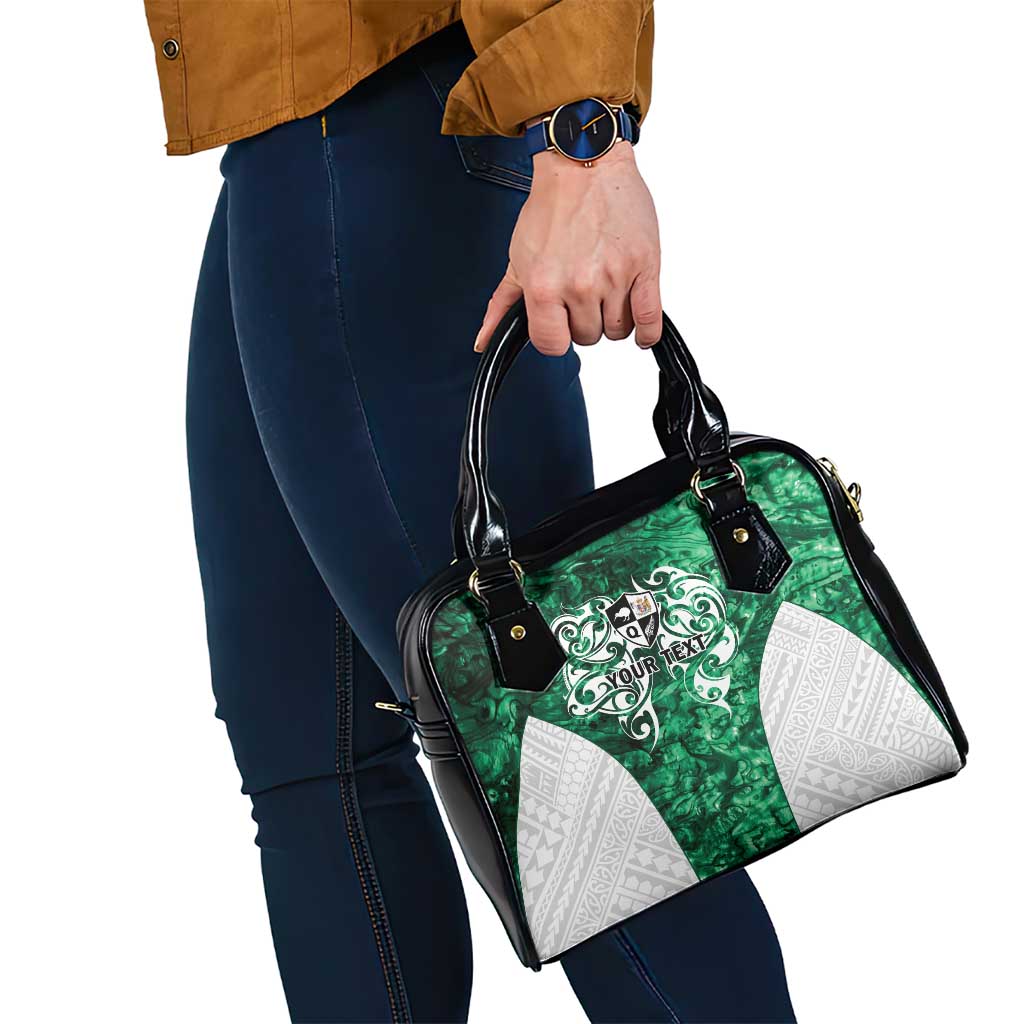 Queensland Maori Kiwi Personalised Shoulder Handbag Kikirangi Papua Shell Maori Tribal Tattoo