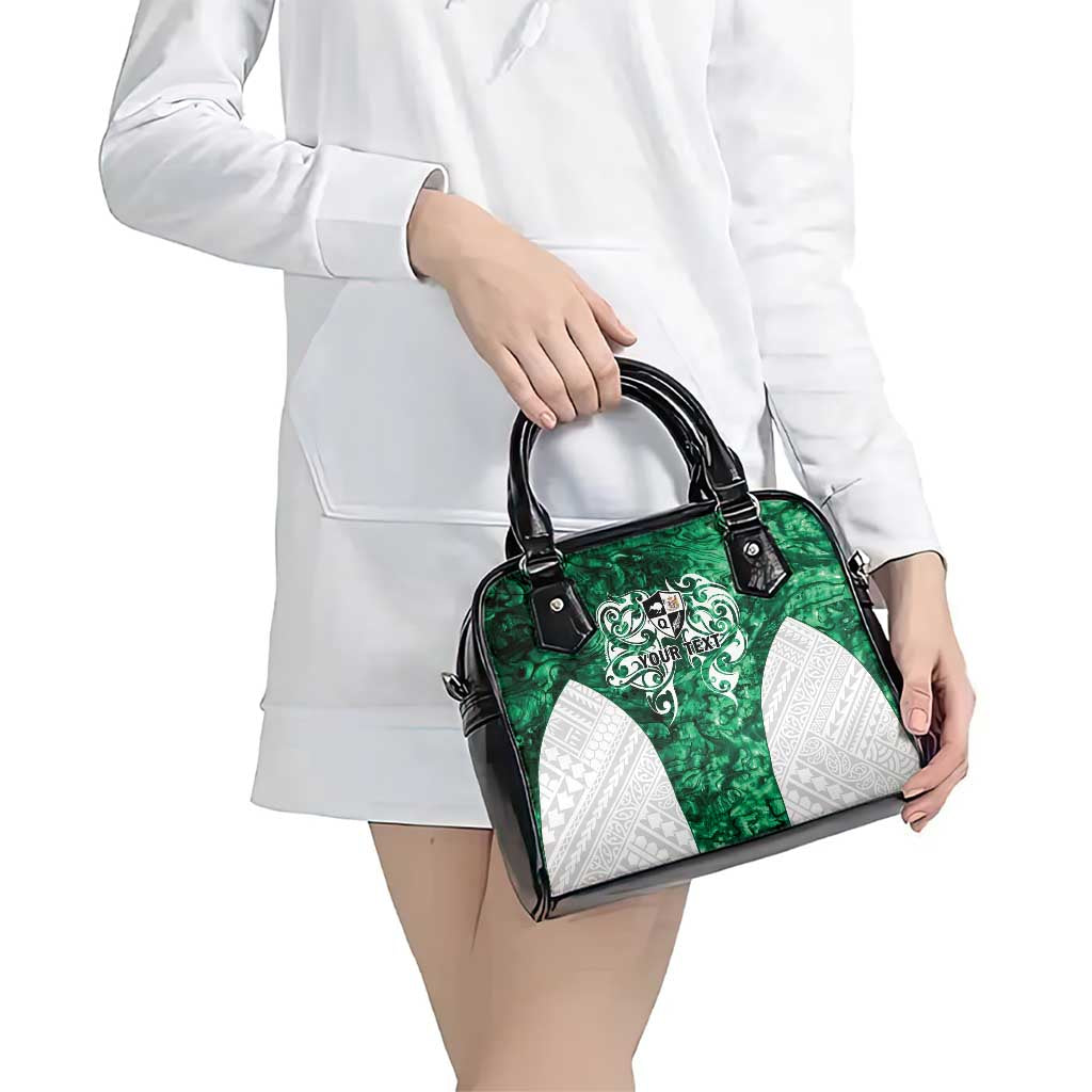 Queensland Maori Kiwi Personalised Shoulder Handbag Kikirangi Papua Shell Maori Tribal Tattoo