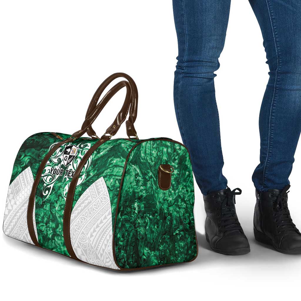 Queensland Maori Kiwi Personalised Travel Bag Kikirangi Papua Shell Maori Tribal Tattoo - Polynesian Pride