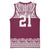 Queensland Maori Nga Hau E Wha Custom Basketball Jersey Polynesian Maori Tribal Pattern - Polynesian Pride
