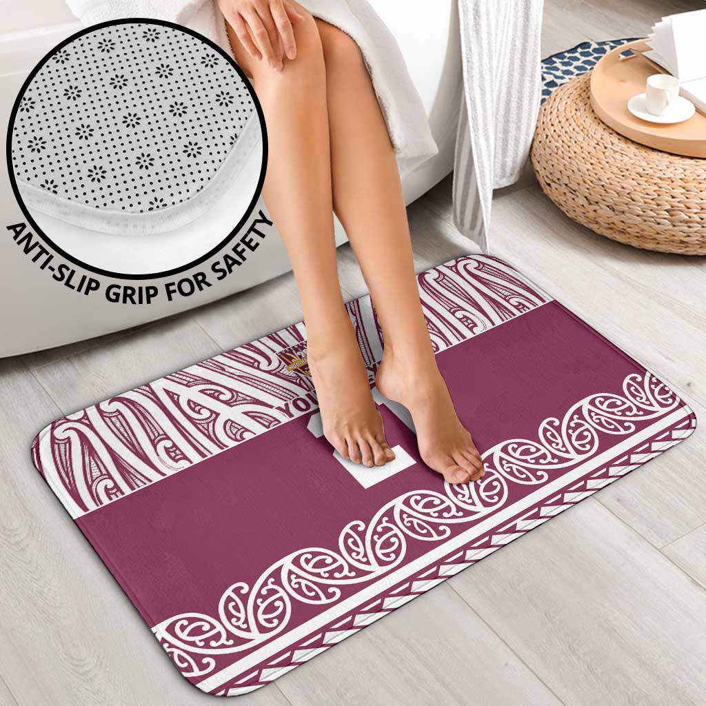 Queensland Maori Nga Hau E Wha Custom Bathroom Set Polynesian Maori Tribal Pattern - Polynesian Pride