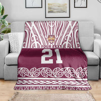 Queensland Maori Nga Hau E Wha Custom Blanket Polynesian Maori Tribal Pattern LT9 - Polynesian Pride