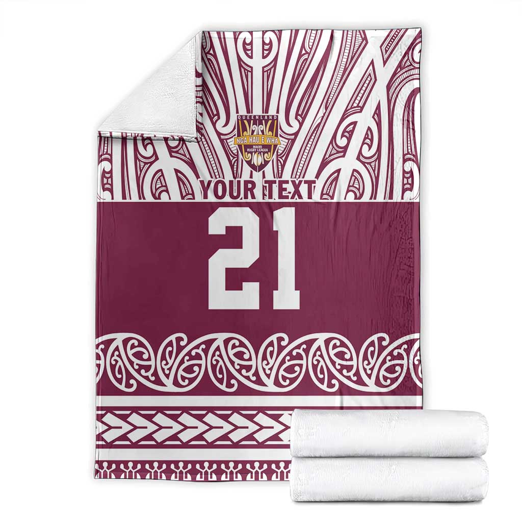 Queensland Maori Nga Hau E Wha Custom Blanket Polynesian Maori Tribal Pattern LT9 - Polynesian Pride
