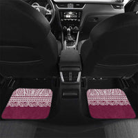 Queensland Maori Nga Hau E Wha Custom Car Mats Polynesian Maori Tribal Pattern