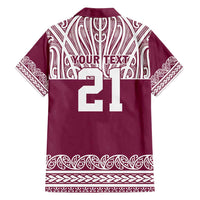 Queensland Maori Nga Hau E Wha Custom Family Matching Long Sleeve Bodycon Dress and Hawaiian Shirt Polynesian Maori Tribal Pattern