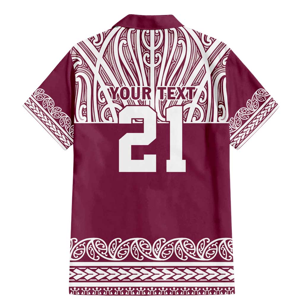 Queensland Maori Nga Hau E Wha Custom Family Matching Mermaid Dress and Hawaiian Shirt Polynesian Maori Tribal Pattern