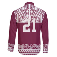 Queensland Maori Nga Hau E Wha Custom Family Matching Off Shoulder Short Dress and Hawaiian Shirt Polynesian Maori Tribal Pattern