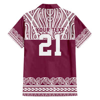 Queensland Maori Nga Hau E Wha Custom Hawaiian Shirt Polynesian Maori Tribal Pattern