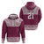 Queensland Maori Nga Hau E Wha Custom Hoodie Polynesian Maori Tribal Pattern