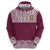 Queensland Maori Nga Hau E Wha Custom Hoodie Polynesian Maori Tribal Pattern