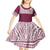 Queensland Maori Nga Hau E Wha Custom Kid Short Sleeve Dress Polynesian Maori Tribal Pattern