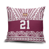 Queensland Maori Nga Hau E Wha Custom Pillow Cover Polynesian Maori Tribal Pattern - Polynesian Pride