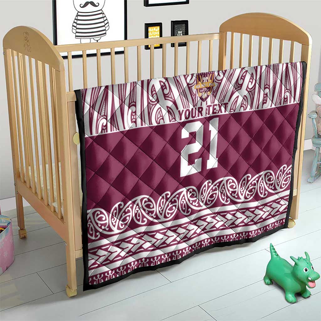 Queensland Maori Nga Hau E Wha Custom Quilt Polynesian Maori Tribal Pattern