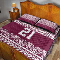 Queensland Maori Nga Hau E Wha Custom Quilt Bed Set Polynesian Maori Tribal Pattern LT9 - Polynesian Pride