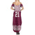 Queensland Maori Nga Hau E Wha Custom Summer Maxi Dress Polynesian Maori Tribal Pattern
