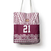 Queensland Maori Nga Hau E Wha Custom Tote Bag Polynesian Maori Tribal Pattern - Polynesian Pride