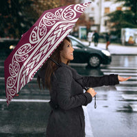 Queensland Maori Nga Hau E Wha Custom Umbrella Polynesian Maori Tribal Pattern - Polynesian Pride