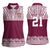 Queensland Maori Nga Hau E Wha Custom Women Sleeveless Polo Shirt Polynesian Maori Tribal Pattern