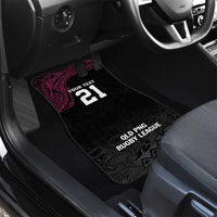 Queensland Papua New Guinea Custom Car Mats All Black Pacific PNG Tribal Style