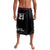 Queensland Papua New Guinea Custom Lavalava All Black Pacific PNG Tribal Style