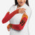 Queensland Papua New Guinea Custom Arm Sleeves All Red Pacific PNG Tribal Style - Polynesian Pride