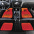 Queensland Papua New Guinea Custom Car Mats All Red Pacific PNG Tribal Style