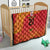 Queensland Papua New Guinea Custom Quilt All Red Pacific PNG Tribal Style