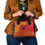 Queensland Papua New Guinea Custom Shoulder Handbag All Red Pacific PNG Tribal Style
