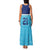 Queensland Samoa Custom Family Matching Tank Maxi Dress and Hawaiian Shirt Blue Pacific Polynesian Tribal Pattern