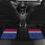 Queensland Samoa Custom Car Mats Maroon-Blue Pacific Polynesian Tribal Pattern
