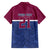 Queensland Samoa Custom Family Matching Summer Maxi Dress and Hawaiian Shirt Maroon-Blue Pacific Polynesian Tribal Pattern