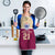 Queensland Samoa Custom Apron Maroon Pacific Polynesian Tribal Pattern - Polynesian Pride