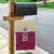 Queensland Samoa Custom Garden Flag Maroon Pacific Polynesian Tribal Pattern