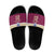 Queensland Samoa Custom Slide Sandals Maroon Pacific Polynesian Tribal Pattern - Polynesian Pride