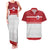 Queensland Tonga Custom Couples Matching Tank Maxi Dress and Hawaiian Shirt QLD with Tongan Ngatu Pattern