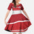 Queensland Tonga Custom Family Matching Off The Shoulder Long Sleeve Dress and Hawaiian Shirt QLD with Tongan Ngatu Pattern