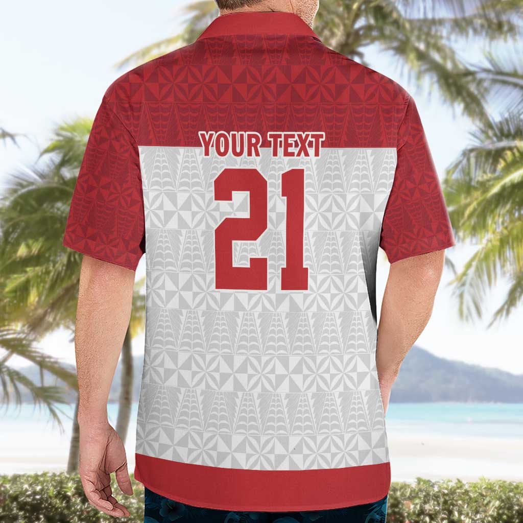 Queensland Tonga Custom Hawaiian Shirt QLD with Tongan Ngatu Pattern