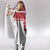 Queensland Tonga Custom Hooded Blanket QLD with Tongan Ngatu Pattern