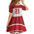 Queensland Tonga Custom Kid Short Sleeve Dress QLD with Tongan Ngatu Pattern