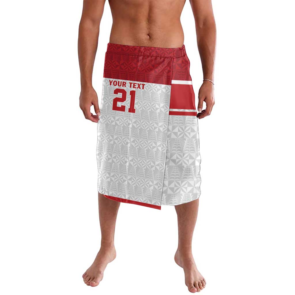 Queensland Tonga Custom Lavalava QLD with Tongan Ngatu Pattern